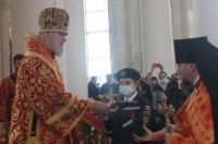 Митрополит Герман приветствовал участников  Георгиевского сбора
