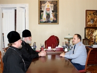 Встреча митрополита Курского и Рыльского Германа с руководителем Управления федеральной службы исполнения наказаний