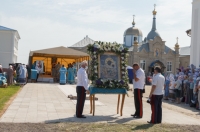 В день отдания Пятидесятницы Пряжевскую икону Божией Матери доставили в Свято-Троицкий храм г. Суджи