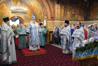 В праздник Успения Пресвятой Богородицы митрополит Герман посетил Курчатовское благочиние