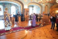 Литургия в Новодворском храме Курского Свято-Троицкого женского монастыря
