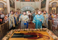 Митрополит Герман совершил чин погребения Божией Матери