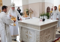 Митрополит Герман освятил храм в честь святого благоверного князя Александра Невского в Обояни