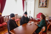 Глава митрополии встретился с министром по государственной охране объектов культурного наследия Курской области 