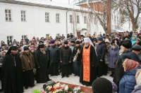В Рыльском Свято-Николаевском монастыре почтили память архимандрита Ипполита 