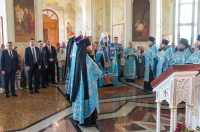 В день инаугурации губернатора Курской области глава Курской митрополии совершил молебен в Воскресенском храме